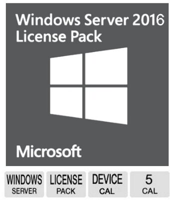 Microsoft Windows Server CAL 2016 Eng 1 pack 5 Device Licenc
