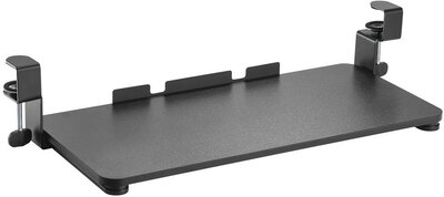 Maclean MC-839 Keyboard Mouse Holder Sliding Under Desk Extra Sturdy