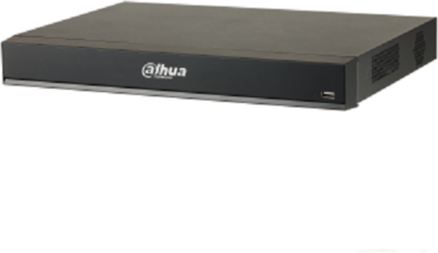 Dahua NVR Rögzítő - NVR5216-16P-I (16 csatorna, 16port af/at PoE; H265+, 320Mbps, HDMI+VGA, 2xUSB, 2x Sata, I/O)
