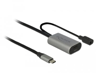 Delock Aktív USB 3.1 Gen 1 bovíto kábel USB Type-C 5 m hosszú
