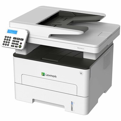Lexmark MB2236adw Laser Multifunction Printer, Scan/Copy/Fax, 34 ppm, Duplex, 1-sided ADF, toner for 700 pages included