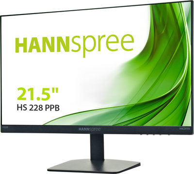 HANNspree 22" HS228PPB FullHD Frameless 5ms 16:9 speaker HDMI, DP, D-sub