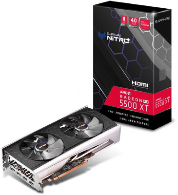 Sapphire AMD Radeon RX 5500XT 8GB GDDR6 NITRO+ Special Edition OC 2xHDMI, 2xDP - 11295-05-20G