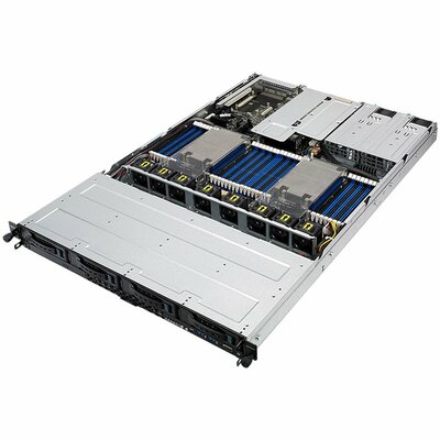 ASUS RS700A-E9-RS4 Dual CPU AMD EPYC 1U Performance Server, 4 x 3.5" hot-swap drive bays
