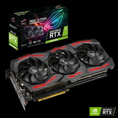 Asus GeForce RTX 2060 SUPER 8GB GDDR6 ROG STRIX 2x HDMI, 2x DP, USB-C - ROG-STRIX-RTX2060S-8G-EVO-GAMING