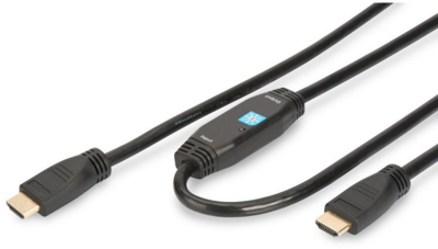 Digitus HDMI High Speed kábel, erősítővel, A M/M 30,0m
