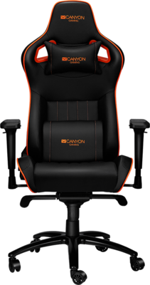 Canyon CND-SGCH5 Gamer szék fekete-narancs