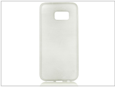 Haffner Jelly Brush Samsung G930F Galaxy S7 szilikon hátlap - Fehér
