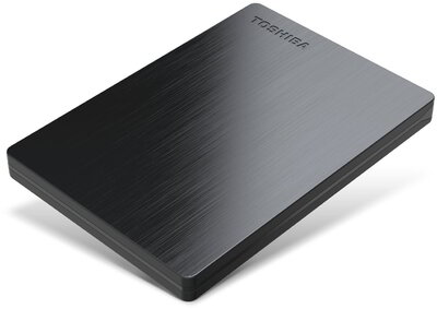 Toshiba 1TB Canvio Slim külső 2.5" HDD USB3.0 aluminium fekete