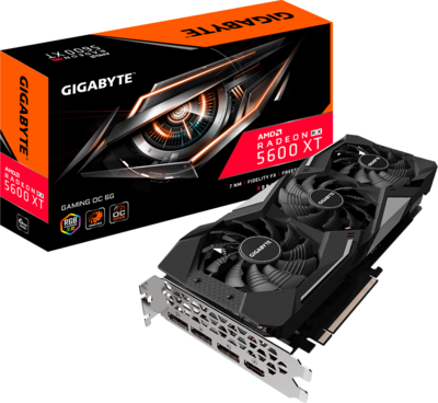 Gigabyte AMD Radeon RX 5600XT 6GB DDR6 GAMING OC HDMI 3x DP - GV-R56XTGAMING OC-6GD