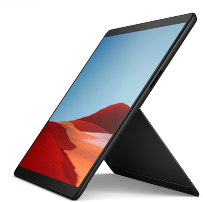Microsoft Surface Pro X - 13" (2880 x 1920) - SQ1 (w Adreno 685 GPU) - 8GB RAM - 128GB SSD - LTE - Windows 10 Home,Black