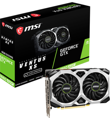 MSI GeForce GTX 1660 SUPER 6GB GDDR6 VENTUS XS HDMI 3x DP - GEFORCE GTX 1660 SUPER VENTUS XS