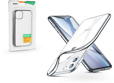 Apple iPhone 11 Pro Max szilikon hátlap - ESR Essential Crown Slim Clear Phone Case - ezüst
