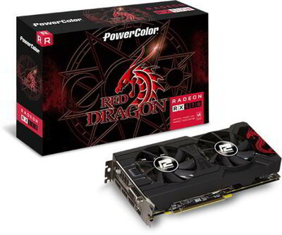 PowerColor Radeon RX 570 Red Dragon 8GB GDDR5 256-bit grafikus kártya, kipróbált