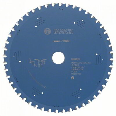 Bosch 2608643058 Expert for Steel körfűrészlap 230 x 25,4 x 2,0 mm, 48