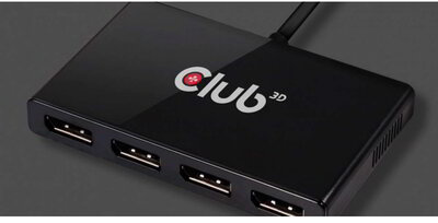 CLUB3D USB Type C - MST DisplayPort 1.4 HUB