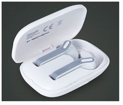 MAXELL TWS fülhallgató, DYNAMIC earbuds, bluetooth, fehér