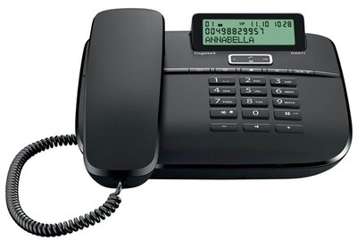 GIGASET Telefon DA611, fekete