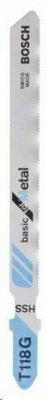 Bosch 2608631012 szúrófűrészlap fémhez T 118 G, Basic for Metal 5 db