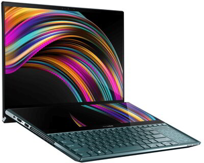 Asus ZenBook Pro Duo UX581GV-H2001R 15.6" 4K i9-9980HK/32GB/1TB SSD/GF RTX2060 6GB/Win 10Pro kék