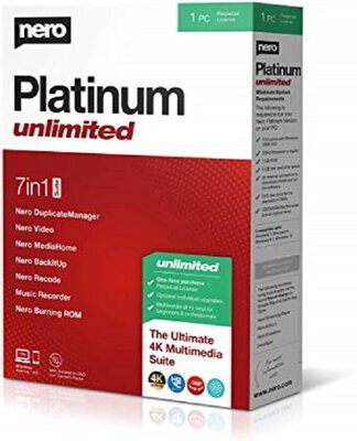 Nero 2020 Platinum Unlimited HUN ML dobozos szoftver