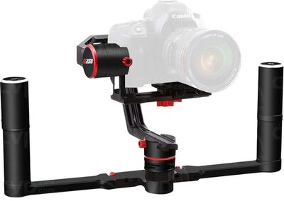 Feiyutech A2000 3 axis handheld gimbal for mirrorless camera with dual grip handle kit
