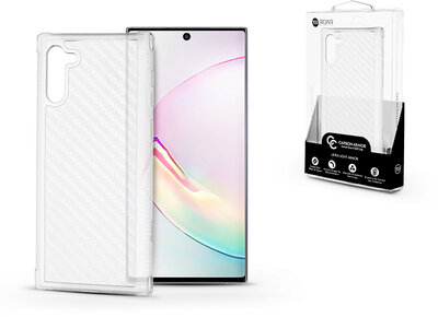 Samsung N970F Galaxy Note 10 szilikon hátlap - Roar Carbon Armor Ultra-Light Soft Case - clear