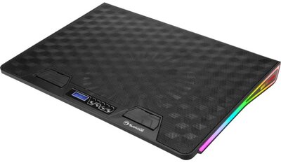Marvo Notebook Hűtőpad 17"-ig - FN-39 (1x18cm, RGB LED, USB HUB)
