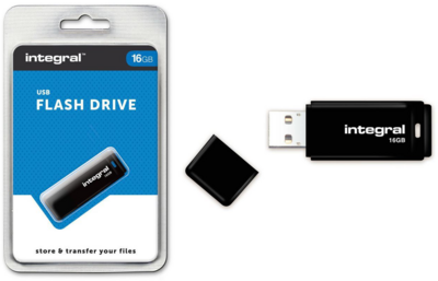 Integral 16GB USB 2.0 Pendrive - Fekete