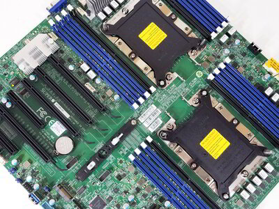 Supermicro X11DPI-NT/BULK, ATX - 2 x Processor Support - 2 TB DDR4 SDRAM Maximum