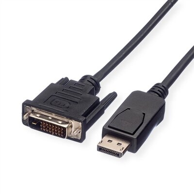 VALUE DisplayPort Cable, DP-DVI (24+1), LSOH, M/M, black, 2 m; 11.99.5615-10