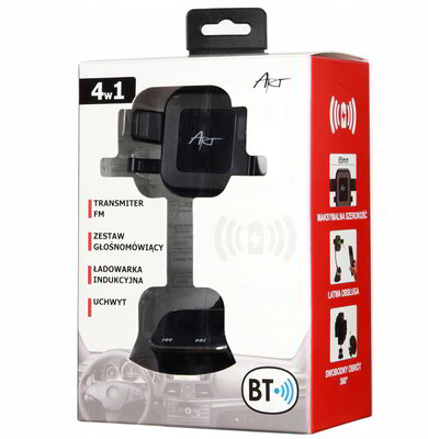 ART MP3TR FM-09 ART CAR TRANSMITER FM 4-in-1, handsfree kit, charger ind., handle FM-09BT