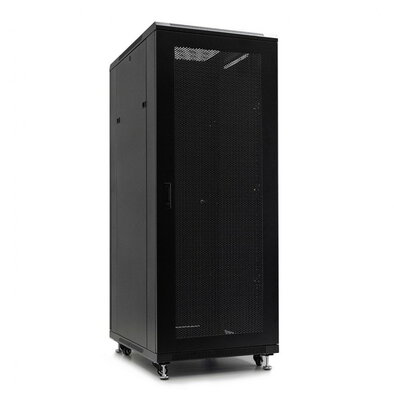 NETRACK 019-320-68-112-Z Netrack server cabinet RACK 19 32U/600x800mm ASSEMBLED (perforated door) -blac