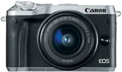 Canon EOS M6 fekete váz + EF-M 15-45mm kit
