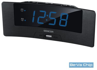 Sencor SDC 4912 BU kék digitális ébresztőóra