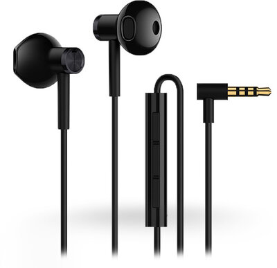 Xiaomi Mi Dual Driver gyári sztereó headset - 3,5 mm jack - BRE01JY - fekete