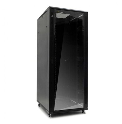 NETRACK 019-420-810-012-Z 42U/800x1000mm ASSEMBLED (glass door) - black