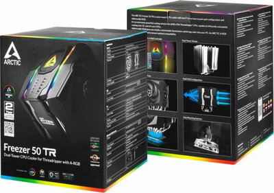 Arctic Freezer 50 TR AMD Ryzen Threadripper CPU hűtő ARGB vezérlővel (ACFRE00070A)