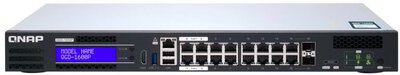 QNAP QGD-1600P-8G QNAP QGD-1600P-8G, 4C Intel, 16x1GbE with 2xRJ45 and SFP+, 2x2,5 SATA, 8GB RAM