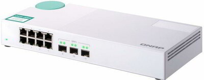QNAP QSW-308S QNAP QSW-308S Eight 1GbE NBASE-T ports, Three 10GbE SFP+ unmanaged switch