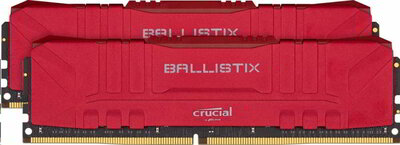 Crucial 32GB 3600MHz DDR4 RAM Ballistix Red KIT 2x16GB - BL2K16G36C16U4R