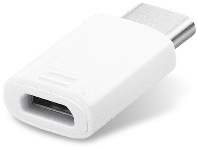 Samsung gyári micro USB - USB Type-C átalakító adapter - GN930 - fehér (ECO csomagolás)