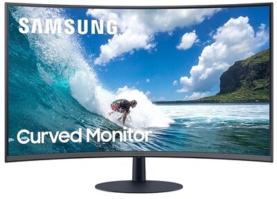Samsung 27" C27T550FDU VA panel 1920x1080, 16:9, 250cd/m2, 4ms, HDMI, DP, D-Sub, ívelt