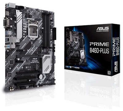 Asus B460 s1200 PRIME B460-PLUS 4xDDR4, 6xSATA3, 2xM.2, 6xPCI-E, Gbit LAN, ATX