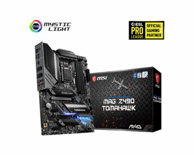 MSI Z490 s1200 MAG Z490 TOMAHAWK 4xDDR4, 6xSATA3, 2xM.2, 4xPCI-E, 2.5Gbit LAN, ATX