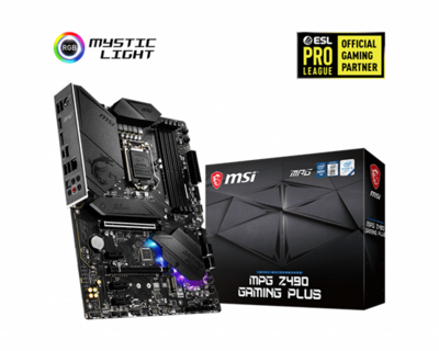 MSI Z490 s1200 MPG Z490 GAMING PLUS 4xDDR4, 6xSATA3, 2xM.2, 5xPCI-E, 2.5Gbit LAN, ATX