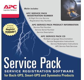 APC WBEXTWAR3YR-SP-04 Service Pack 3 Year Warranty Extension (for new product purchases, CD) SP-04