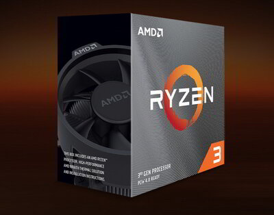 AMD Ryzen 3 3100 3.60/3.90GHz 4-core 16MB cache 65W sAM4 Wraith Stealth cooler BOX processzor