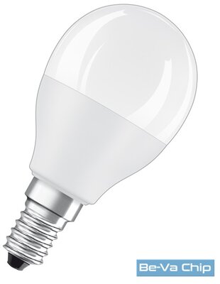 OSRAM Star+ RGBW/matt búra/5,5W/470lm/2700K/E14 távirányítható LED kisgömb izzó