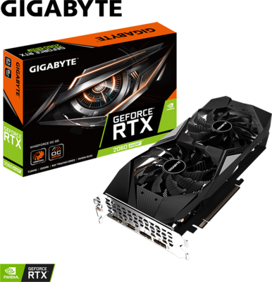 Gigabyte GeForce RTX 2060 SUPER 8GB GDDR6 WINDFORCE OC 8G - GV-N206SWF2OC-8GD 1.1